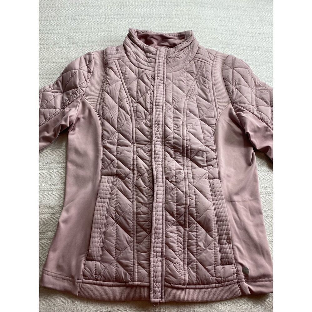 90 Degree By Reflex Medium Quilted Zip Front Jacket PEARLED ROSE - Picture 3 of 11